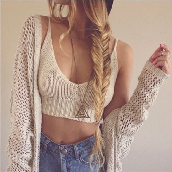 Urban Outfitters Tops - Urban Outfitters Crochet Crop Top